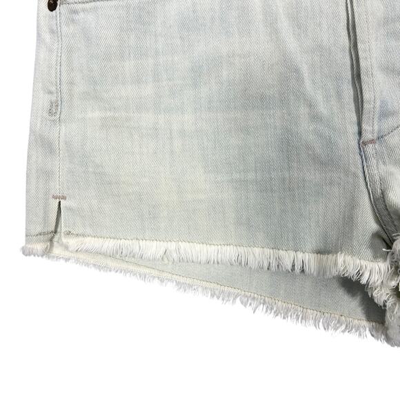 Citizens of Humanity Jean Shorts 24" Chloe High Rise Cutoff Blue/Green USA COH - Picture 8 of 13
